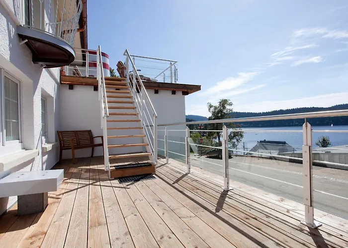 Schiff Am Hotell Schluchsee